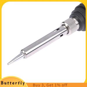 Butterfly หัวแร้งบัดกรีไฟฟ้าปรับอุณหภูมิได้ V 60W 80W เครื่องมือซ่อมแซมหัวเชื่อมโลหะด้วยความร้อน