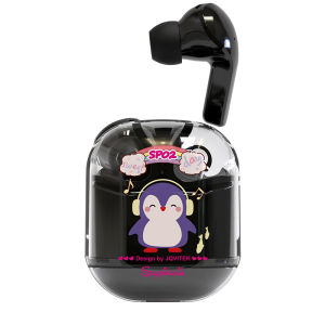 KOOYIINN Wireless Earphone Bluetooth 5.3 in-Ear Earbuds TWS ENC Noise Reduction Stereo Headset Bluetooth Noise Canceling Translucent Headset - SP02