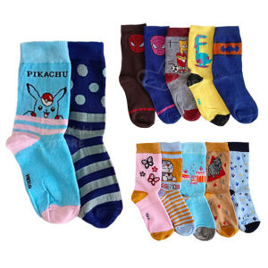 Kaos kaki Anak Panjang Motif Lucu Cewek Cowok Random 12 Pasang