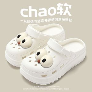 Free Shipping WomenS Summer Fashion Clogs Thick-Soled Versatile For Indoor And Outdoor Wear Slip-On Sandals With A Closed-Toe Design And Non-Slip Beach Sandals
