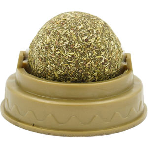 [HATELI] Đồ Chơi Catnip Bóng Xoay Catnip Bóng Mèo Mèo Bạc Hà Cho Thú Cưng Đồ Chơi Làm Sạch Răng Bóng Catnip