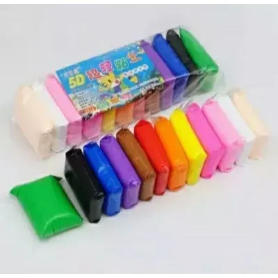 Mainan claydoh/plastisin polymer/clay/ lilin clay 1 set isi 12 warna SE88