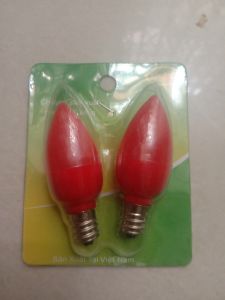 Bóng Đèn ớt led vĩ dùng cho bàn thờ ông địa(2 bóng) đui E12