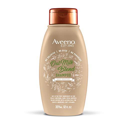 [PRE-ORDER] Aveeno Farm-Fresh Oat Milk Sulfate-Free Shampoo with Colloidal Oatmeal & Almond Milk, Moisturizing Shampoo for All Hair Types, Safe for Color-Treated Hair, Paraben & Dye-Free, 12 Fl Oz (ETA: 2023-08-31)