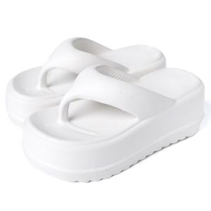 [Free Shipping] 5.0 height-increasing fashionable thick-soled flip-flops for women new summer outdoor style Eva material perfect with dresses beach wear
