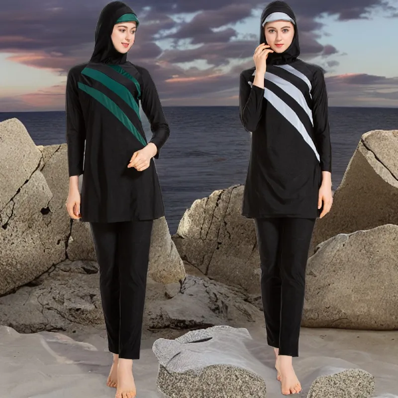 Women Hijab Muslim Swimming Attire Full Coverage Muslim Swimwear