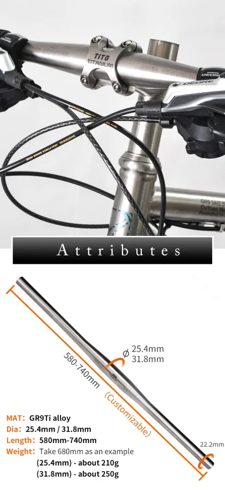 Tito on sale titanium handlebar