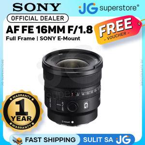 Sony FE F/1.8 G Large Aperture Ultrawide Prime Lens Sony E Mount Full Frame Format AF Autofocus Dual XD Linear Motors with Focusing Ring AF / MF Switch and Focus Hold Button for Bokeh and Photography | SEL16F18G | JG Superstore