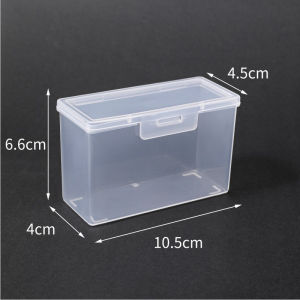 2pcs Transparent Plastic Boxes Playing Cards Container Storage Poker Case PP Storage Case