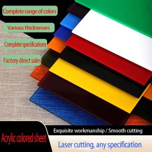 Thick 2-5mm Acrylic Board Color Opaque Blanks Plate Organic Glass Decorative Board DIY Handmade Material Processing Customized
