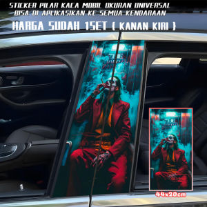 Car B Column Decorative Sticker Personalized Creative B Column Stickers Protection Clown Jinks Decorative 140 Joker