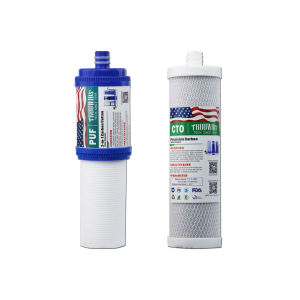 TROUWIDS 2 Stages Water Purifier Complete Set Water Filter Purifier For Home