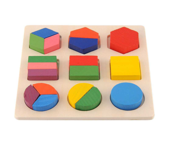 Puzzle Mainan Anak Puzzle Mainan Balok Puzzle 3D Geometry Anak