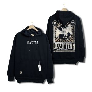 Hedent inv. Hoodie Pria Sweater Music Band Led Zeppelin Metal Rock Klasik Keren Aesthetic Premium Distro Branded Bahan Fleece Premium 280Gsm