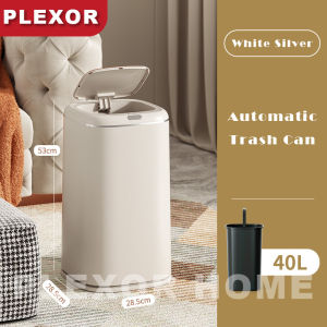 Thùng rác tự động plexor 35L/40L có nắp Thùng rác cảm ứng thông minh đứng sàn với thùng bên trong Thùng rác cảm biến chuyển động thông minh có thể cho phòng ngủ phòng tắm nhà bếp văn phòng