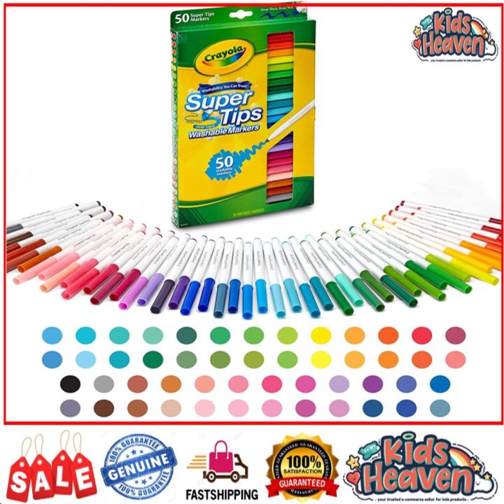Walmart Crayola Crayons Super Tips Washable Markers 100 Crayola