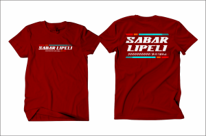 KAOS DISTRO SABAR LIPELI  N32  COTTON COMBED 24S( LEBIH TEBAL DARI 30S )DAYA SERAP KERINGAT TINGGI NYAMAN UNTUK DI PAKAI