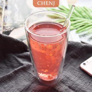 [COD] CHENJ ช้อนคนกาแฟโปร่งใสเครื่องใช้บนโต๊ะอาหารด้ามยาวช้อนชาแก้ว