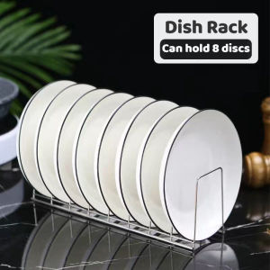 Stainless Steel Dish Drying Rack Lid Pot Pan Organizer Space Saving Countertop Kitchen Storage
