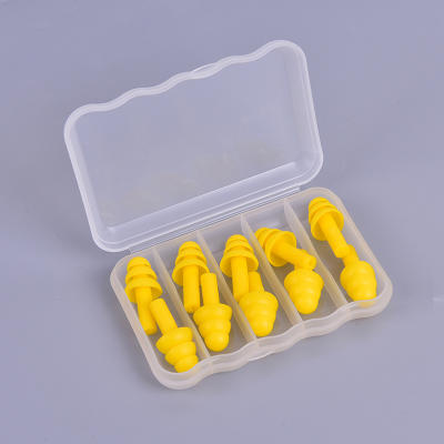 Set 5 cặp nút bịt tai bằng silicon chống ồn khi ngủ chống nước khi bơi tiện lợi 