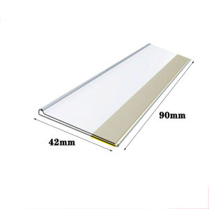 Price Rail/Label Harga/Rail Card/List Harga/Tempat Harga/Mika Harga Rak Minimarket 42*900MM