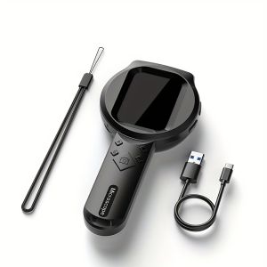 【Ready Stock】2.8 IPS Digital Magnifier HD 1080P 100X Portable Microscope Handheld Mignifying Glass for Electronics Repair Check Jewelry