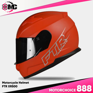 FTR Helmets XR500 - Solid Matte Red Single Visor Full Face | MotorChoice888