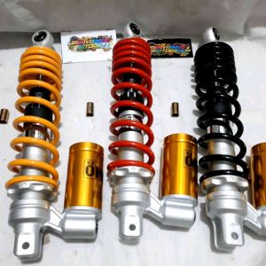 Shockbreaker Shock Single Model O-Hlins Tabung Bawah 310mm 330mm Matik Pnp Vario/ Mio/ Beat/ Scoopy/ Fino/ Lexi/ Aerox125/ Xeon/ Spacy/ Genio/ Xride/ Spin/ Gear Dll