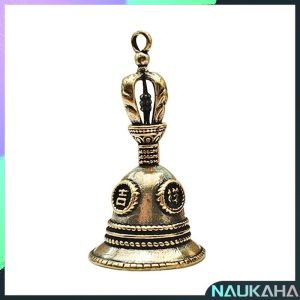 NAU.K Brass Bell Handicraft Vajra Bells Pendant Pure Copper Auspicious Copper Key Chain Gift