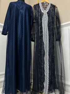 Gamis Brukat 2 in 1 Jumbo L XL XXL 3XL 4XL Muat Sampai BB 120kg Paling Laris LD 100 120 130 140