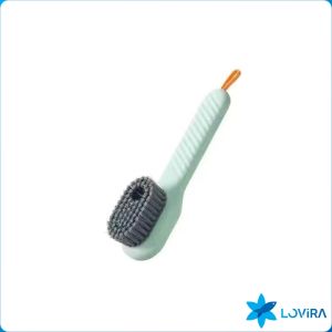LoviRa Creative multifunctional soft shoe brush with long handle for household cleaning of clothes
