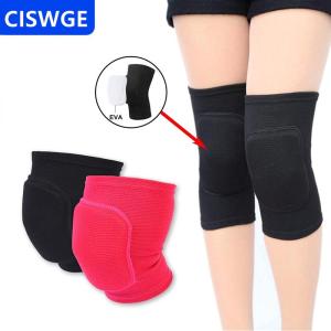 [COD] CISWGE Sports Compression Knee Pads Elastic Knee Protector Thickened Sponge Knee Brace Support For Dancing Workout Training Yoga