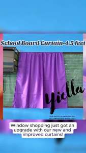PARES PARES na Kulay ng Kurtina Plain Purple Non Ring Curtain House & School Decoration - Door Window Shelves Board Divider Barrier even in Vehicles can use to cover from sunlight (from small size curtain to big sizes)