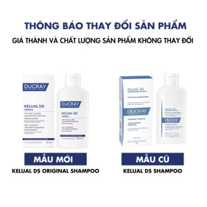 DẦU GỘI LÀM SẠCH GÀU DỊU NGỨA VÀ ĐỎ DA DUCRAY KELUAL DS SHAMPOO 100ML TẶNG Khăn Giấy