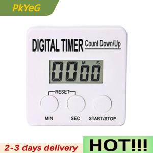 PkYeG Timer 99 Minutes Adjustable Electronic Countdown Timer Kitchen Reminder Magnetic Strap Stand