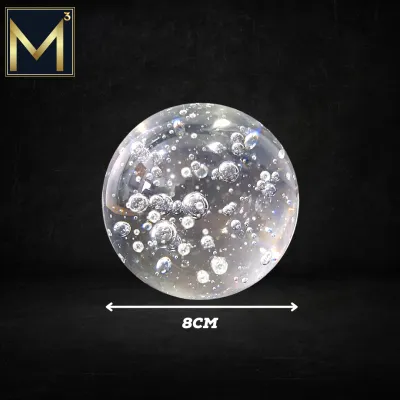 DECORATIVE CRYSTAL BALL/ICE CRACK DESIGN WATER FOUNTAIN CRYSTAL GLASS BALL FEATURE ACCESORIES/MC163