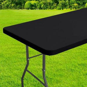 4ft Cover Meja Anti Air Cover Meja Makan Elastisitas Table Cover Penutup Meja Untuk Piknik
