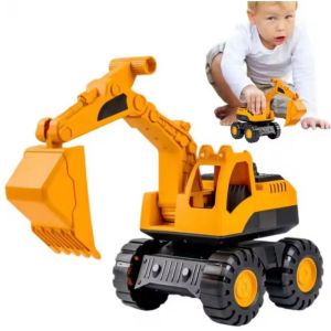 CANICECA Inertial Sliding Kids Digger Toys Plastic Forklift Inertia Vehicle Toys Construction Excavator High Quality 3 Styles Dump Truck ToyDigger Vehicle For Children