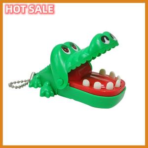 🔥🔥🔥dingdaocunz Mini Biter Crocodile With Keychain Small Gift Biter Bit Crocodile Toy Tricky Crocodile