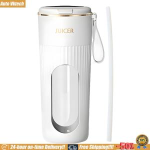 [Auto Vktech] 340ml Portable Juicer Juicer Bottle 1200mAh Juice Extractor for Smoothies Shakes
