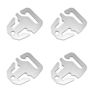 Stainless Tent Adjuster Wind Rope Buckle Tent Fastener Tent Wine Rope Tightener Camping Rope Buckle Tent Rope Tightener