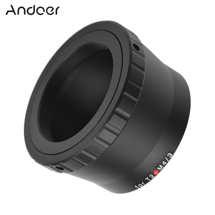 Andoer Metal Lens, Adapter Ring T/T2 Lens Adapter Replacement For - View #4