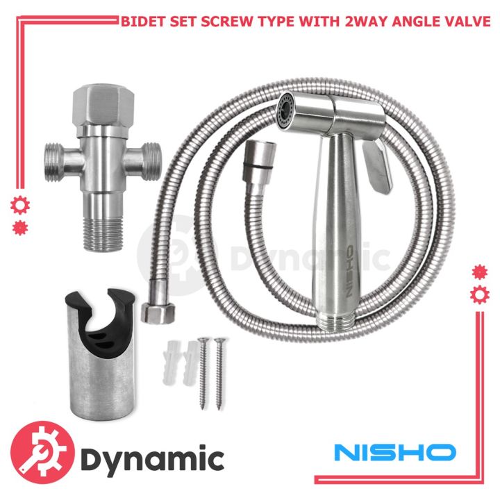 [all-powerful] Nisho Shiro Stainless SUS 304 Handheld Bidet Spray with ...