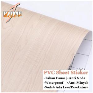 TERMURAH !!! WALLPAPER STICKER MOTIF SERAT KAYU PELAPIS MEJA KANTOR MEJA MAKAN MEJA BELAJAR MEJA RIAS LEMARI KULKAS