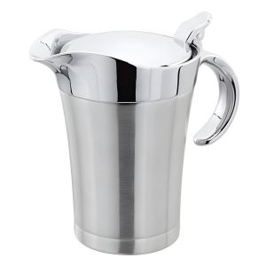 Heavy Duty 304 Stainless Steel Double Wall Sauce Pan Multipurpose Cookware For Restaurant Steak Sauce & Jam Preparation