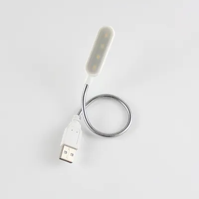 Portable USB LED Mini Book Light Reading Light Table Lamp Flexible 4LED Lamp for Power Bank Laptop Notebook PC Computer