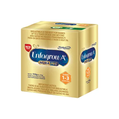 Enfagrow A+ Three Nurapro 1.725kg (1725g) Milk Supplement Powder for 1-3 Years Old