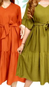 Bergaya dengan Daster Jenima Motif Polos