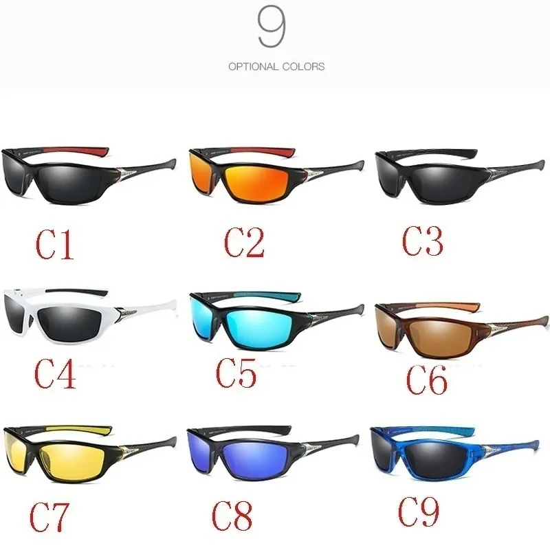 Men Polarized Sunglasses HD Polarized Cycling Fishing Sunglasses