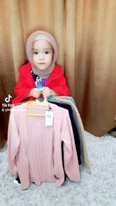 Long Cardi Rajut Bubble Kids